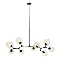 Lampa wisząca MODERN ORCHID-9 transparentno czarna 150 cm ST-1232-9 TRANSPARENT Step into Design