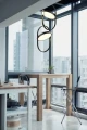 Lampa wisząca ELIPSE L, 65 cm  - LED, czarna nowoczesna 60217A-L Step into Design