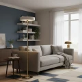 Lampa podłogowa ARTDECO 150 cm - biało - złota nowoczesna MF8872 white Step into Design