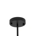 Lampa wisząca VENUS-2 czarna przydymiona 44 cm ST-5025-2 SMOKE Step into Design