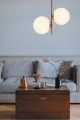 Lampa wisząca VENUS-2 czarna przydymiona 44 cm ST-5025-2 SMOKE Step into Design