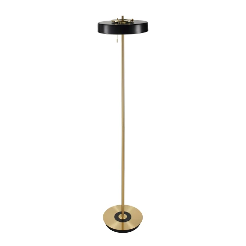 Lampa podłogowa ARTDECO 162 cm - czarno - złota nowoczesna MF8872 black Step into Design