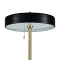 Lampa podłogowa ARTDECO 162 cm - czarno - złota nowoczesna MF8872 black Step into Design