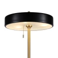 Lampa podłogowa ARTDECO 162 cm - czarno - złota nowoczesna MF8872 black Step into Design