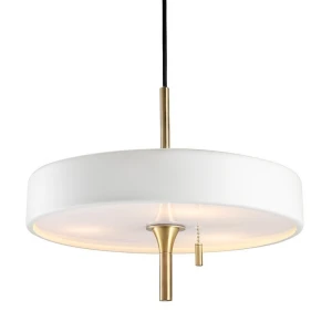 Lampa wisząca ARTDECO 35 cm biało złota MP8872 white Step into Design