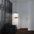 Lampa wisząca ARTDECO 35 cm biało złota MP8872 white Step into Design