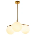 Lampa wisząca VENUS-3 mosiądz 60 cm  ST-5026-3 BRASS Step into Design
