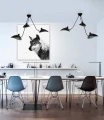 Lampa wisząca CRANE-3P czarna  P8703 Step into Design