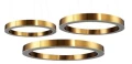 Lampa wisząca CIRCLE 40+60+80 -  LED, ring mosiądz na 1 podsufitce ST-8848-40+60+80 brass Step into Design