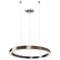 Lampa wisząca CIRCLE 100 cm - LED, ring nikiel szczotkowany ST-8848-100 NICKEL Step into Design