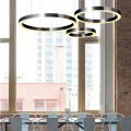 Lampa wisząca CIRCLE 100 cm - LED, ring nikiel szczotkowany ST-8848-100 NICKEL Step into Design