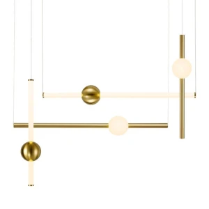 Lampa wisząca O-LINE L-4 - LED, 110 cm, mosiądz ST-1691L-4 Step into Design