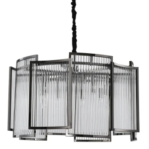 Lampa wisząca IMPERIO czarna 80 cm MP0098 black Step into Design