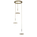Lampa wisząca SFERA-3 LED złota 50 cm MP0094-3 Step into Design