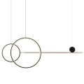 Lampa wisząca NEW AGE LED 120 cm - oprawa sufitowa czarna MP0082-L120 Step into Design