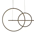 Lampa wisząca NEW AGE LED 120 cm - oprawa sufitowa czarna MP0082-L120 Step into Design