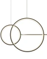 Lampa wisząca NEW AGE LED 120 cm - oprawa sufitowa czarna MP0082-L120 Step into Design