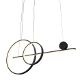 Lampa wisząca NEW AGE LED 120 cm - oprawa sufitowa czarna MP0082-L120 Step into Design