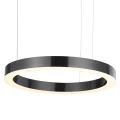 Lampa wisząca CIRCLE 60 cm - LED, ring tytanowy  ST-8848-60 black Step into Design