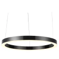 Lampa wisząca CIRCLE 80 cm - LED, ring tytanowy  ST-8848-80 black Step into Design