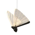 Lampa wisząca BEE LAMP 5, 45 cm- LED, czarna, w kształcie motyla MP0090-5 black Step into Design