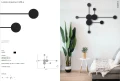 Lampa ścienna CLEX - 6 LED czarna 89 cm MW1133-90 Step into Design