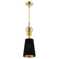 Lampa wisząca QUEEN-1 złoto czarna 18 cm MP-8846-18 black gold Step into Design