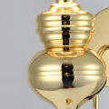 Lampa ścienna QUEEN złoto czarna 18 cm MB-8046-18 black gold Step into Design