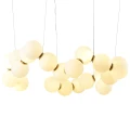 Lampa wisząca CORALLI-80 - LED, biało-mosiężna  DP0254-800 Step into Design