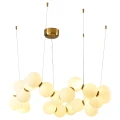 Lampa wisząca CORALLI-80 - LED, biało-mosiężna  DP0254-800 Step into Design