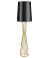 Lampa podłogowa FILO-1 czarno-złota, metalowa, E27, 145 cm  MF1235 Step into Design