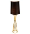 Lampa podłogowa FILO-1 czarno-złota, metalowa, E27, 145 cm  MF1235 Step into Design