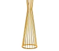 Lampa podłogowa FILO-1 czarno-złota, metalowa, E27, 145 cm  MF1235 Step into Design