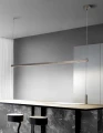 Lampa wisząca BEAM-120 LED - tytanowa oprawa liniowa  ST-8960-L120 titan Step into Design