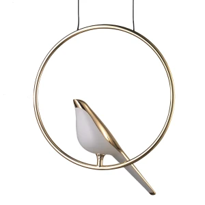 Lampa wisząca PTAK TIT LED złota 35 cm ST-9008P - 1 Step into Design