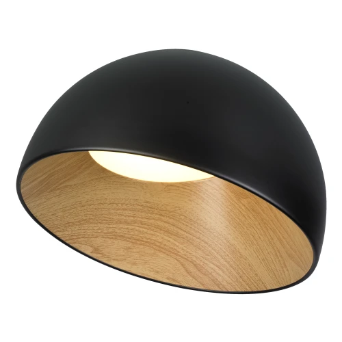 Plafon ledowy PADELLA SKOS czarny 35 cm ST-9493C/B black   Step into Design