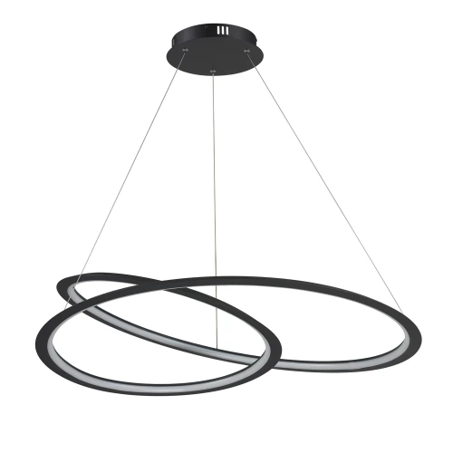 Lampa wisząca SPIRELLO ledowa czarna 80 cm  ST-8826P/B Step into Design