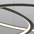 Lampa wisząca SPIRELLO ledowa czarna 80 cm  ST-8826P/B Step into Design