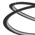 Lampa wisząca SPIRELLO ledowa czarna 80 cm  ST-8826P/B Step into Design