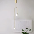 Lampa wisząca LOOP złota 123 cm  ST-8928S brass Step into Design