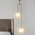Lampa wisząca LOOP złota 123 cm  ST-8928S brass Step into Design