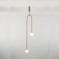 Lampa wisząca LOOP złota 123 cm  ST-8928S brass Step into Design