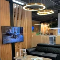Lampa wisząca CIRCLE 120 LED tytan szczotkowany 120 cm ST-8848-120 black Step into Design