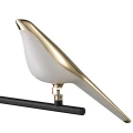 Lampa ścienna PTAK TIT, 28 cm - LED, złoto-czarna  ST-9008-W Step into Design