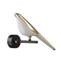 Lampa ścienna PTAK TIT, 28 cm - LED, złoto-czarna  ST-9008-W Step into Design