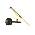 Lampa ścienna PTAK TIT, 28 cm - LED, złoto-czarna  ST-9008-W Step into Design