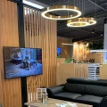Lampa wisząca CIRCLE 40+60 -  LED, ring  tytanowy na 1 podsufitce ST-8848-40+60 black Step into Design
