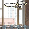 Lampa wisząca CIRCLE 100+120 -  LED, ring mosiądz na 1 podsufitce ST-8848-100+120 brass Step into Design