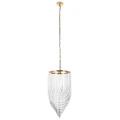 Lampa wisząca WAVE złota 60 cm kryształowa DP0339-600 gold Step into Design