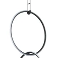 Lampa wisząca COCO 3, 40 cm - LED, czarny minimalistyczny potrójny  ring ST-10339P/3H Step into Design
